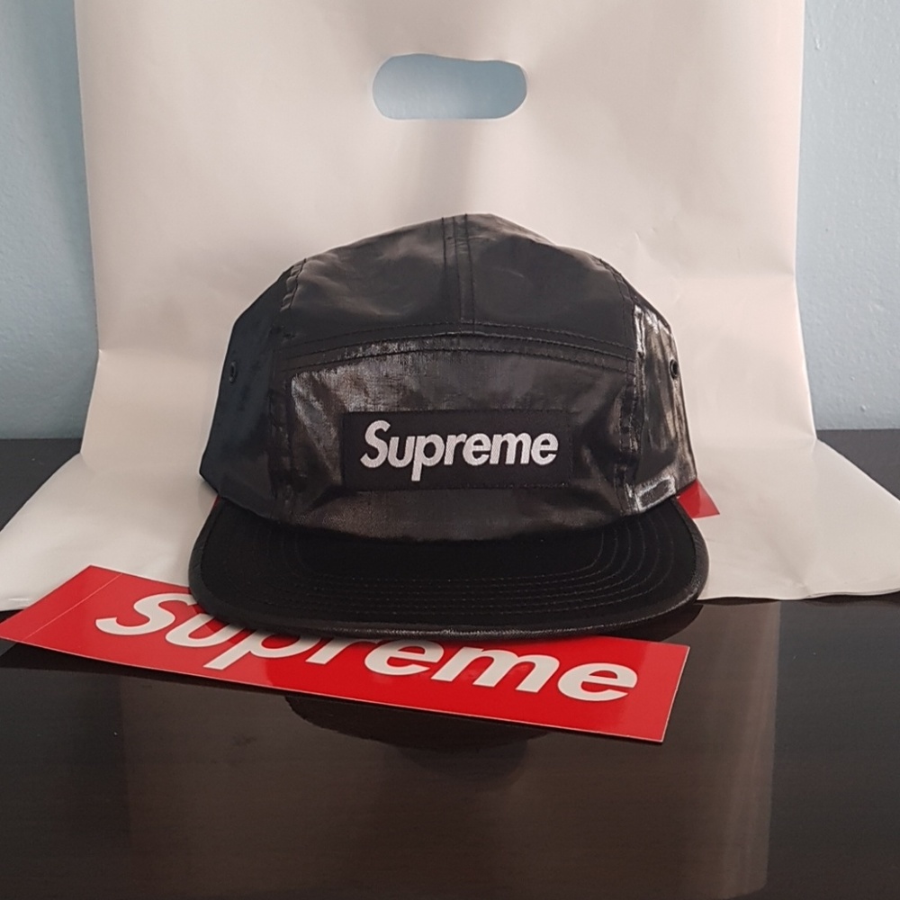 Supreme coated linen camp cap SS/18